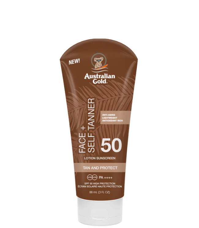 Australian Gold Solcreme Bronzer Face SPF 50, 88 ml.