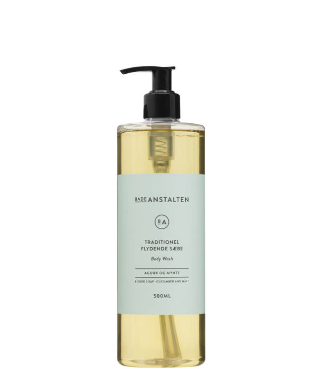 Badeanstalten Body Wash - Agurk og Mynte, 500 ml.