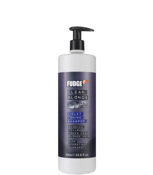 Fudge Clean Blonde Violet-Toning Shampoo, 1000ml.