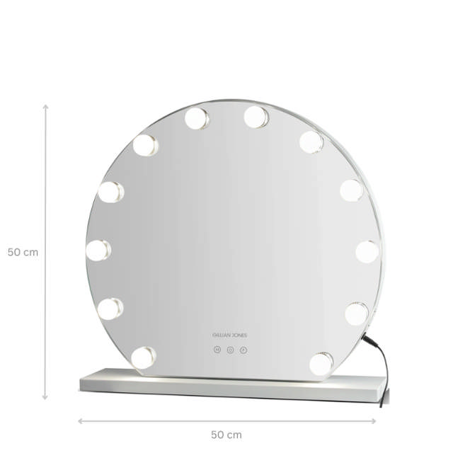 Gillian Jones Hollywood Spejl m. Justerbart Lys