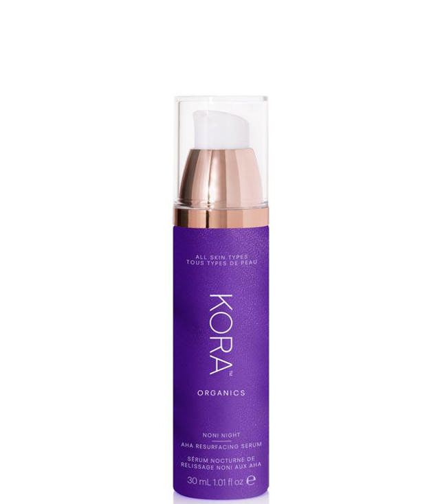 KORA Organics Noni Night AHA Resurfacing Serum, 30 ml.