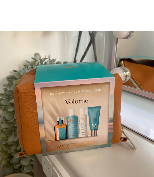 Moroccanoil Volume Travel Kit - Shampoo 70 ml + Conditioner 70 ml + Treatment 25 ml + Hand cream 40 ml