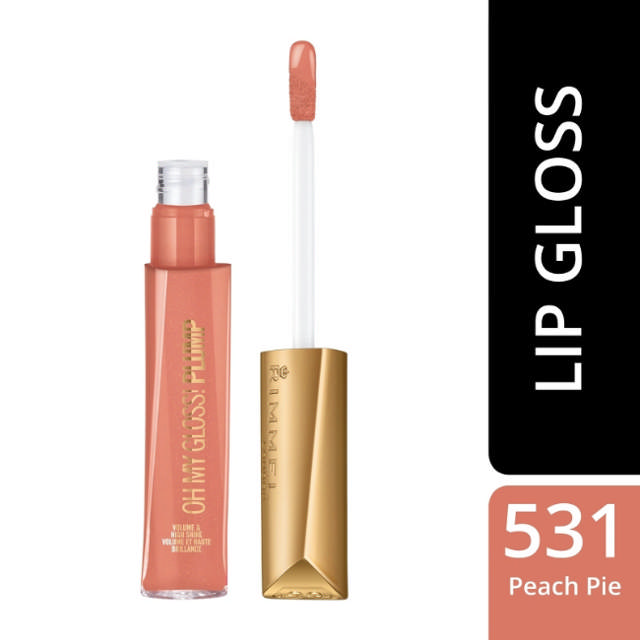 Rimmel Oh My Gloss Plump 531 Peach Pie 7 ml. 