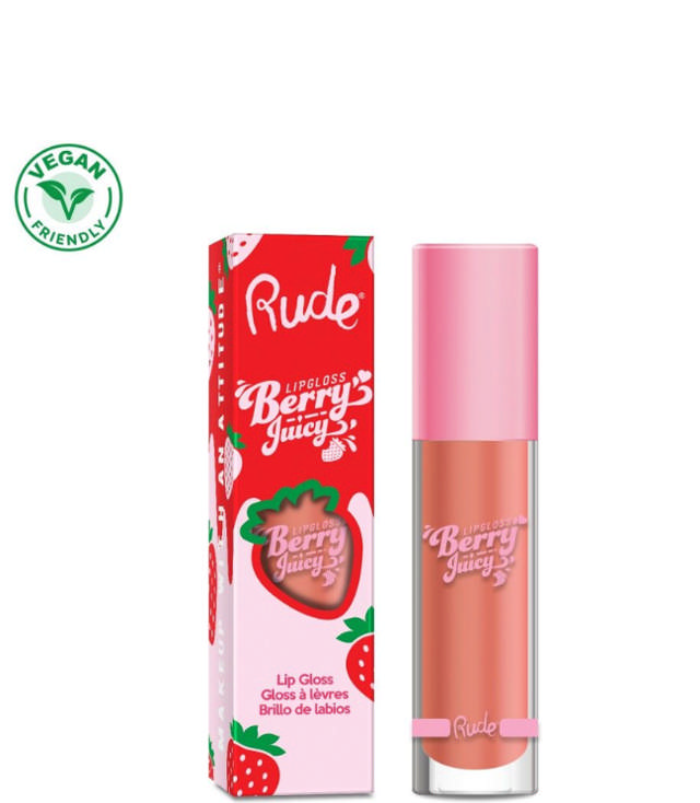 Rude Cosmetics Berry Juicy Lip Gloss - Nudist