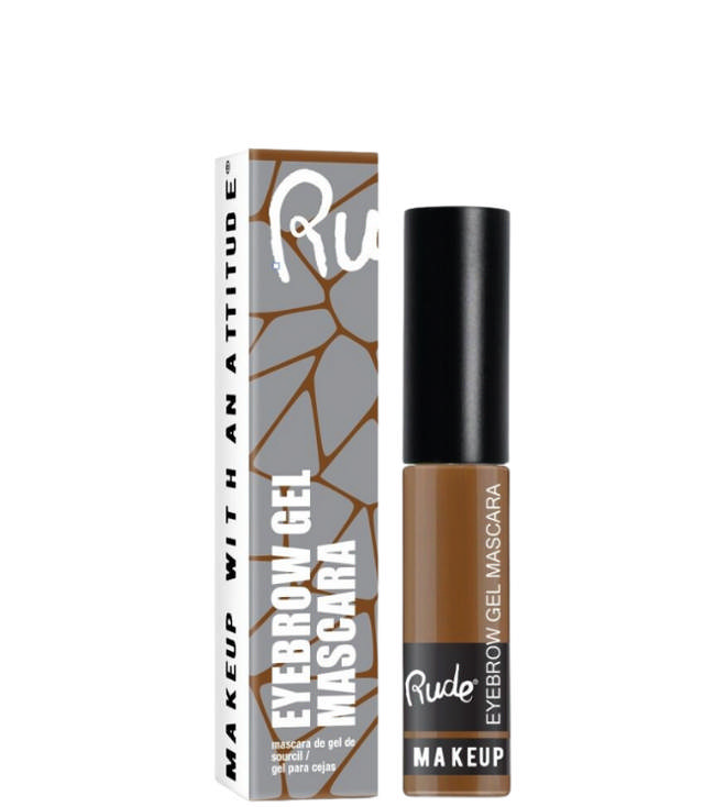 Rude Cosmetics Eyebrow Gel Mascara - Natural Brown