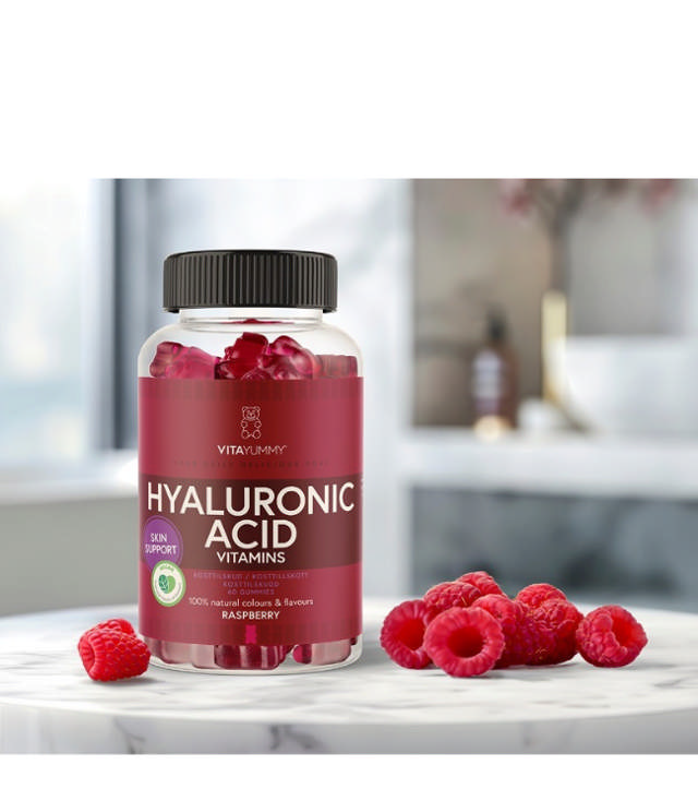 VitaYummy Hyaluronic Acid (Raspberry) - 60 stk.