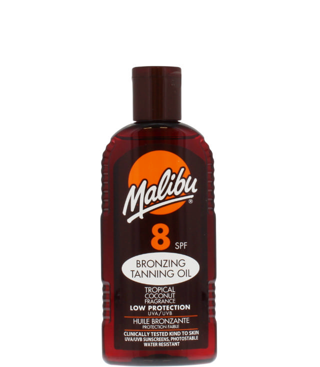 Malibu Bronzing Tanning Oil SPF8, 200 ml.